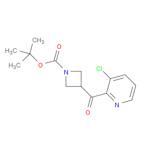 tert-butyl 3-(3-chloropicolinoyl)azetidine-1-carboxylate