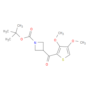 tert-butyl 3-(3,4-dimethoxythiophene-2-carbonyl)azetidine-1-carboxylate