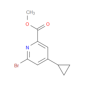 methyl 6-bromo-4-cyclopropylpicolinate