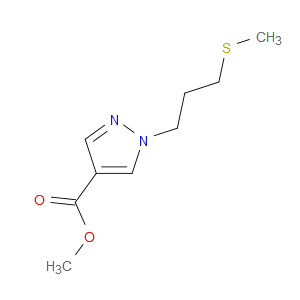 methyl 1-(3-(methylthio)propyl)-1H-pyrazole-4-carboxylate