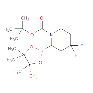 tert-butyl 4,4-difluoro-2-(4,4,5,5-tetramethyl-1,3,2-dioxaborolan-2-yl)piperidine-1-carboxylate