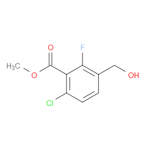 methyl 6-chloro-2-fluoro-3-(hydroxymethyl)benzoate