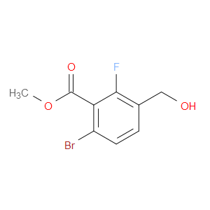 methyl 6-bromo-2-fluoro-3-(hydroxymethyl)benzoate
