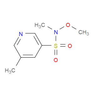 N-Methoxy-N,5-dimethyl-3-pyridinesulfonamide
