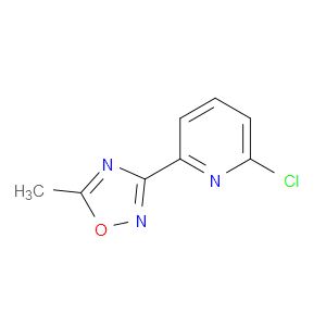 Pyridine, 2-chloro-6-(5-methyl-1,2,4-oxadiazol-3-yl)-