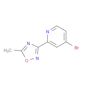 Pyridine, 4-bromo-2-(5-methyl-1,2,4-oxadiazol-3-yl)-