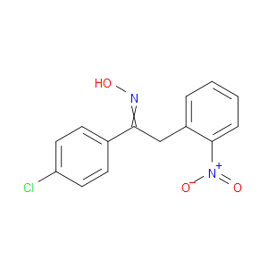 1-(4-chlorophenyl)-2-(2-nitrophenyl)ethanone oxime