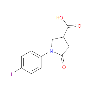 1-(4-Iodophenyl)-5-oxo-3-pyrrolidinecarboxylic acid