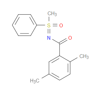 Benzamide, 2,5-dimethyl-N-(methyloxidophenyl-λ4-sulfanylidene)-