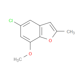 Benzofuran, 5-chloro-7-methoxy-2-methyl-