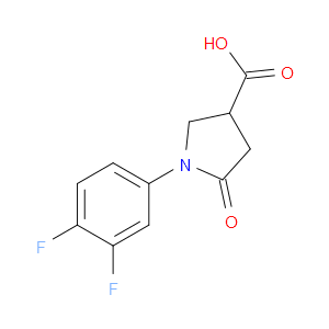 1-(3,4-Difluorophenyl)-5-oxo-3-pyrrolidinecarboxylic acid