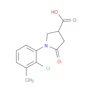 1-(2-Chloro-3-methylphenyl)-5-oxo-3-pyrrolidinecarboxylic acid