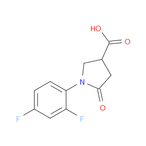 1-(2,4-Difluorophenyl)-5-oxo-3-pyrrolidinecarboxylic acid
