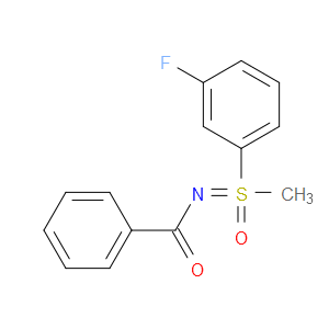 N-((3-fluorophenyl)(methyl)(oxo)-l6-sulfaneylidene)benzamide