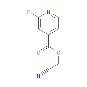 Cyanomethyl 2-fluoro-4-pyridinecarboxylate