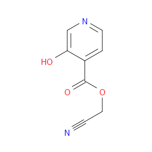 Cyanomethyl 3-hydroxy-4-pyridinecarboxylate