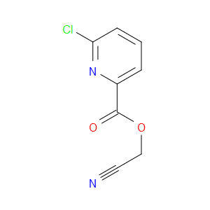 Cyanomethyl 6-chloro-2-pyridinecarboxylate