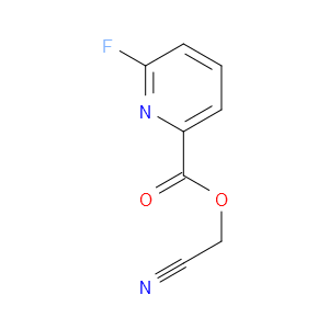 Cyanomethyl 6-fluoro-2-pyridinecarboxylate
