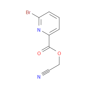 Cyanomethyl 6-bromo-2-pyridinecarboxylate