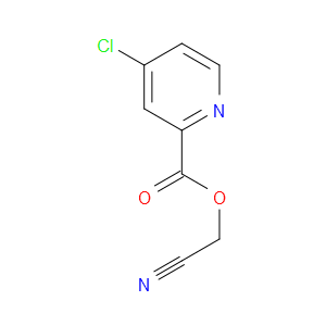 Cyanomethyl 4-chloro-2-pyridinecarboxylate