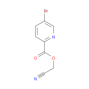 Cyanomethyl 5-bromo-2-pyridinecarboxylate