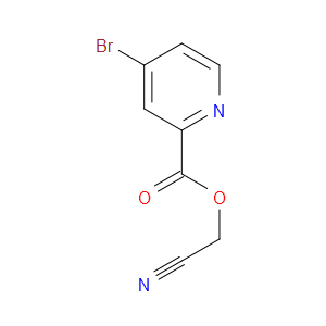Cyanomethyl 4-bromo-2-pyridinecarboxylate