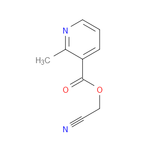 Cyanomethyl 2-methyl-3-pyridinecarboxylate