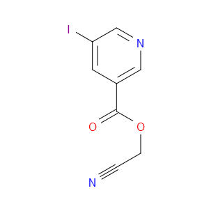 Cyanomethyl 5-iodo-3-pyridinecarboxylate