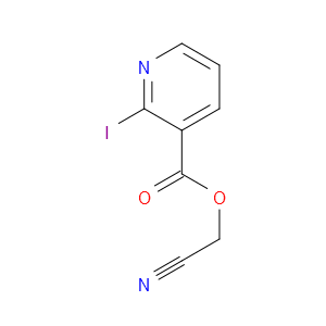 Cyanomethyl 2-iodo-3-pyridinecarboxylate