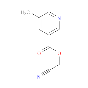 Cyanomethyl 5-methyl-3-pyridinecarboxylate
