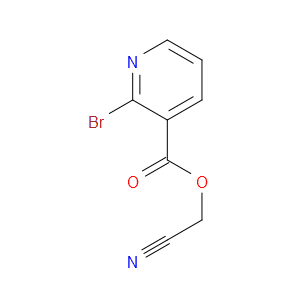 Cyanomethyl 2-bromo-3-pyridinecarboxylate