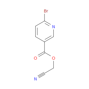 Cyanomethyl 6-bromo-3-pyridinecarboxylate