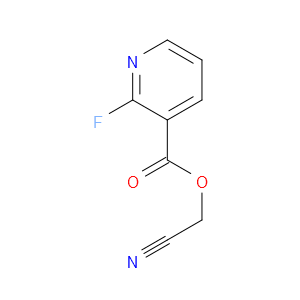 Cyanomethyl 2-fluoro-3-pyridinecarboxylate