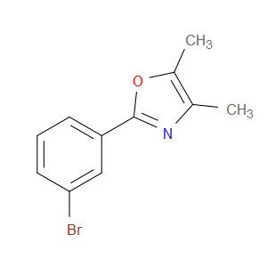 2-(3-Bromophenyl)-4,5-dimethyloxazole