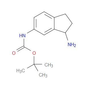 Carbamic acid, (3-amino-2,3-dihydro-1H-inden-5-yl)-, 1,1-dimethylethyl ester