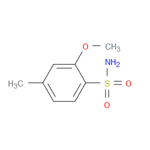 2-methoxy-4-methylbenzenesulfonamide
