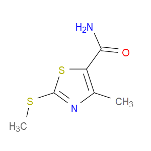 4-Methyl-2-(methylthio)-5-thiazolecarboxamide