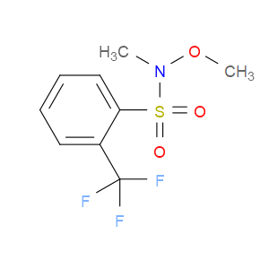 N-Methoxy-N-methyl-2-(trifluoromethyl)benzenesulfonamide