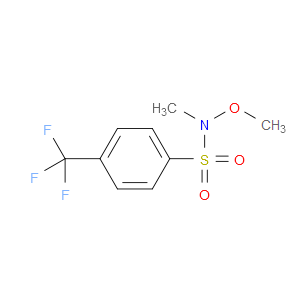 N-Methoxy-N-methyl-4-(trifluoromethyl)benzenesulfonamide