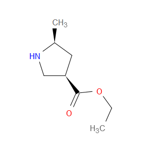 Ethyl (3R,5S)-5-methyl-3-pyrrolidinecarboxylate