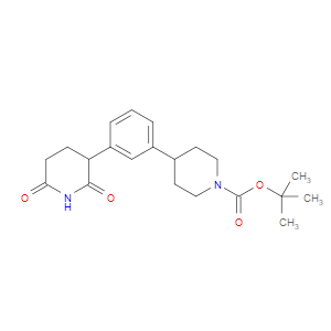tert-butyl 4-(3-(2,6-dioxopiperidin-3-yl)phenyl)piperidine-1-carboxylate