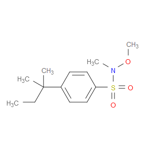N-methoxy-N-methyl-4-(tert-pentyl)benzenesulfonamide