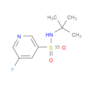 N-(1,1-Dimethylethyl)-5-fluoro-3-pyridinesulfonamide