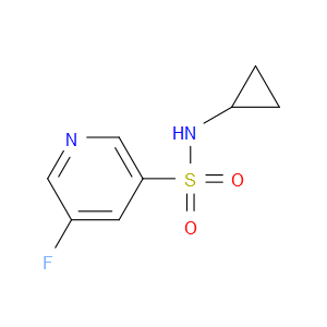 N-Cyclopropyl-5-fluoro-3-pyridinesulfonamide