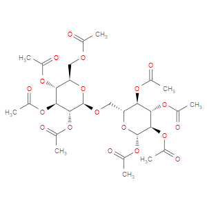 β-D-Glucopyranose, 6-O-(2,3,4,6-tetra-O-acetyl-β-D-glucopyranosyl)-, 1,2,3,4-