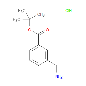 Benzoic acid, 3-(aminomethyl)-, 1,1-dimethylethyl ester, hydrochloride (1:1)