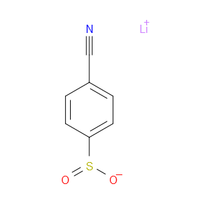 lithium 4-cyanobenzenesulfinate
