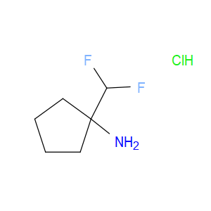 Cyclopentanamine, 1-(difluoromethyl)-, hydrochloride (1:1)