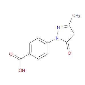 4-(3-Methyl-5-oxo-2-pyrazolin-1-yl)benzoic acid