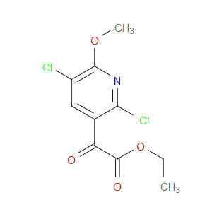 ethyl 2-(2,5-dichloro-6-methoxypyridin-3-yl)-2-oxoacetate
